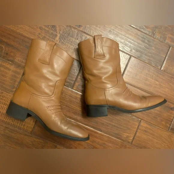 BIBI LOU Briana Western Boot In Cuero - Size 38 - Picture 5 of 10